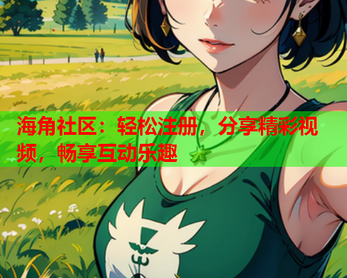 海角社区：轻松注册，分享精彩视频，畅享互动乐趣