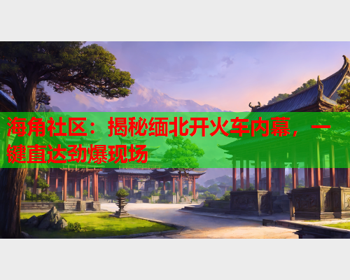 海角社区：揭秘缅北开火车内幕，一键直达劲爆现场